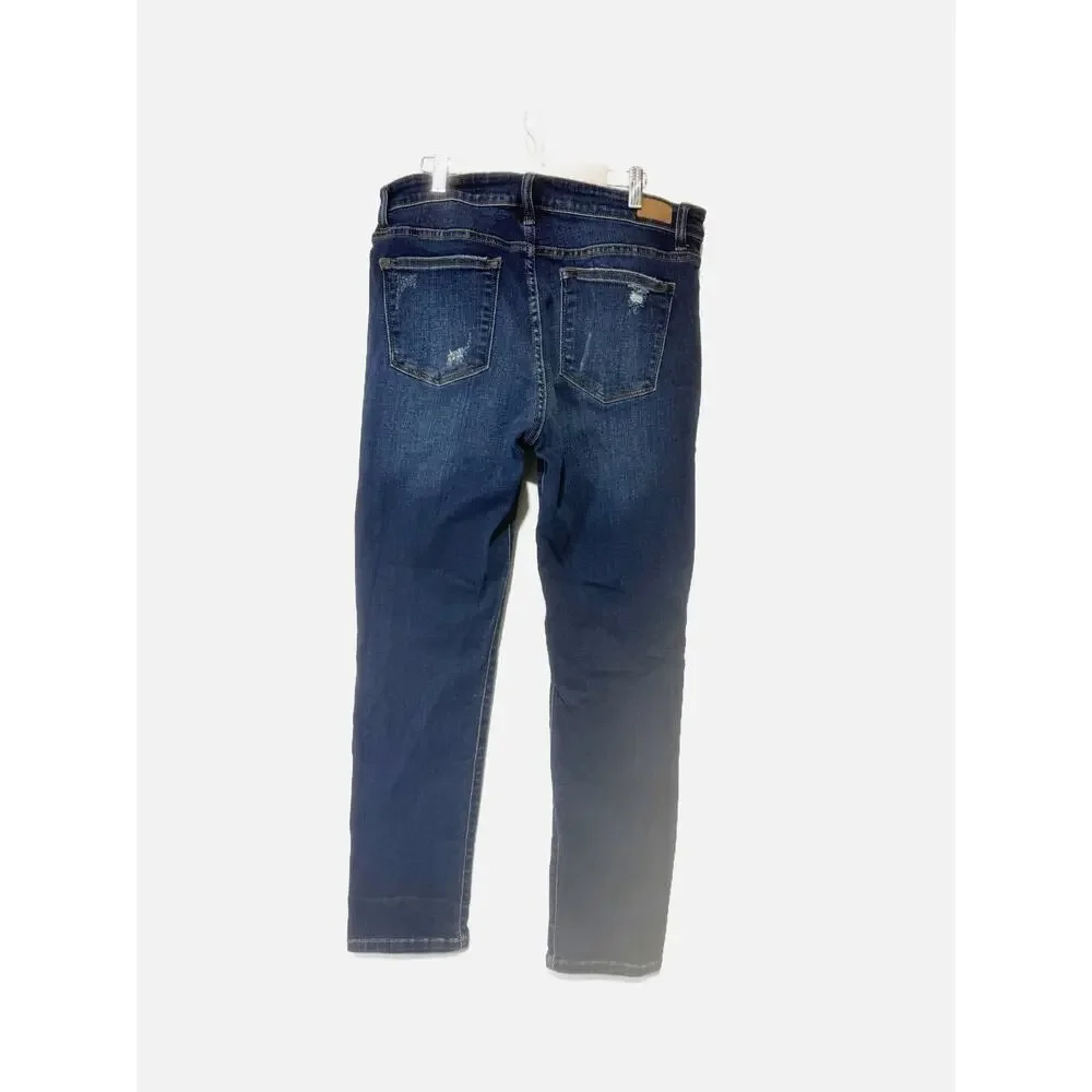 Judy Blue Women's Slim Fit Straight Leg Jeans Darker Wash Size 15/32